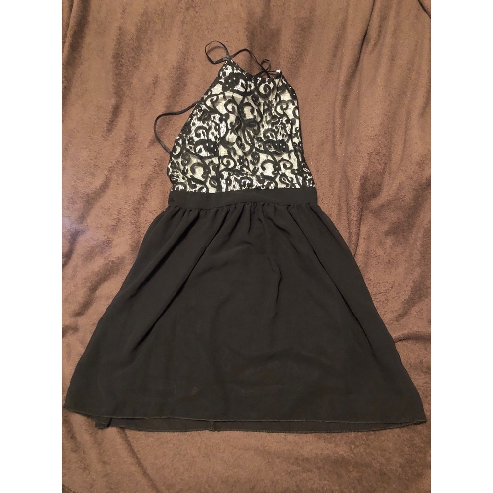 Lace black dress